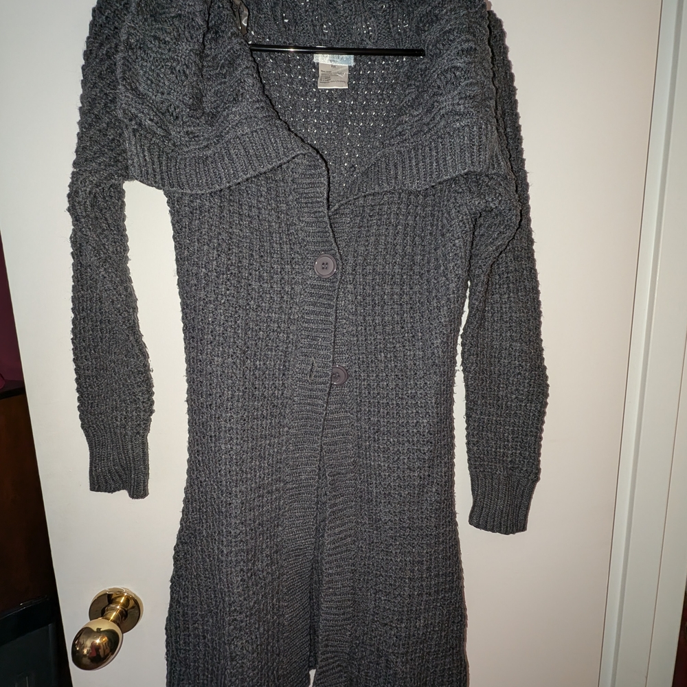 Apt. 9 Dark Gray Women's Cardigan